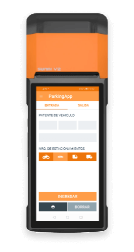 ParkingApp Fácil de utilizar