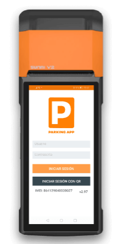 ParkingApp Fácil de utilizar